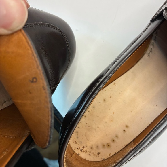 TOD’S Women's Chocolate Brown Patent Leather Penny Loafers US 9 - Picture 9 of 10